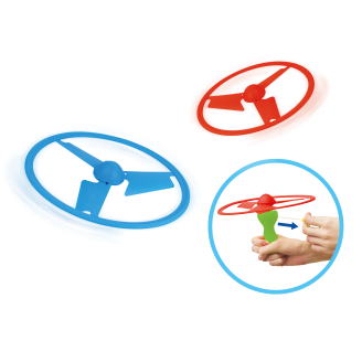 Lentävä kiekkolelu laukaisimella Flying Disc