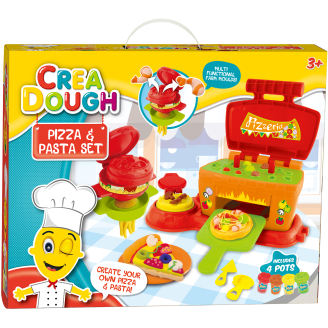 Muovailuvahasetti Crea Dough pizza ja pasta