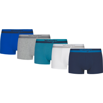 Miesten bokserit Wrangler Rossi Trunk 5 kpl/pkt