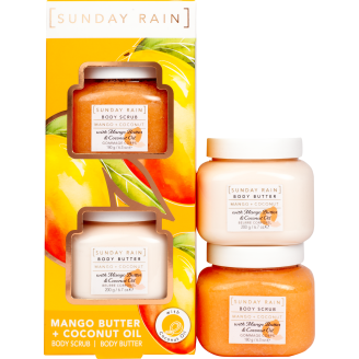 Lahjapakkaus Sunday Rain Mango & Coconut Duo