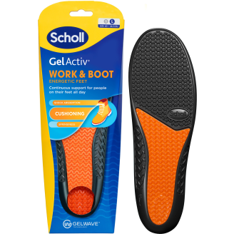 Pohjallinen Scholl Gel-Activ Work & Boot Large