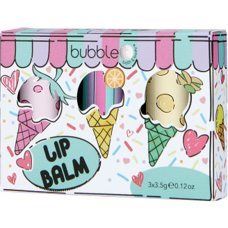 Lahjapakkaus Bubble T 3 x 6 g huulivoidesetti