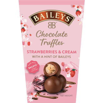 Suklaatryffeli Baileys 205 g Chocolate Truffles Strawberries & Cream
