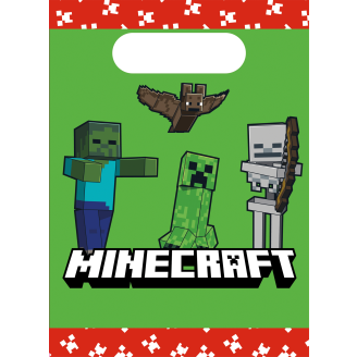 Partypussi Decorata Party 4 kpl Minecraft