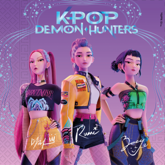 Lautasliina Decorata Party 16 kpl 33 x 33 cm K-POP Demon Hunters