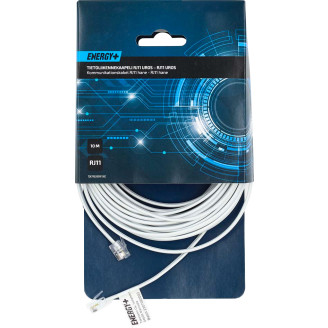 Modeemikaapeli Energy+ RJ11 uros - RJ11 uros 10 m