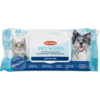 Lemmikin puhdistusliinat Best Friend 40 kpl
