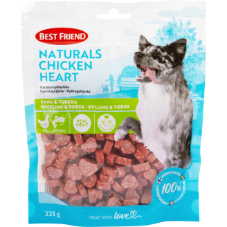 Koiran herkku Best Friend 225 g Naturals kanalempiherkku
