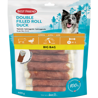 Täyterulla Best Friend 12 kpl 400 g Double ankka