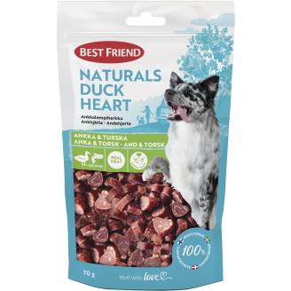 Koiran ankkalempiherkku Best Friend 70 g Naturals