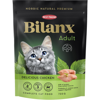 Kissanruoka Best Friend 700 g Bilanx Adult kana