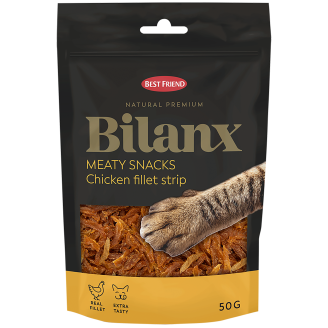 Kissanherkku Best Friend 50 g Bilanx Meaty Snacks kanafilesuikale