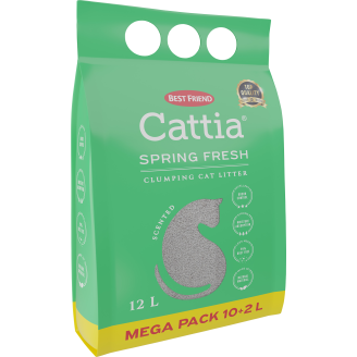Kissanhiekka Best Friend 12 l Cattia Spring Fresh