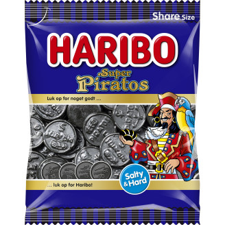 Super Piratos Haribo 120 g salmiakkilantti
