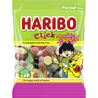 Click Mix Haribo 75 g Sour