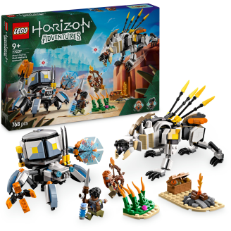 LEGO Horizon 77037 Aloy ja Varl vastaan Kilpikipittäjä ja Sahahammas