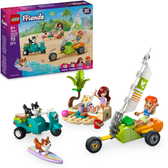 LEGO Friends 42641 Surffikoirat ja skootteriseikkailu