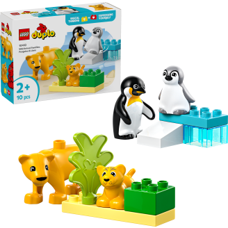 LEGO DUPLO Town 10442 Luonnoneläinperheet: pingviinit ja leijonat