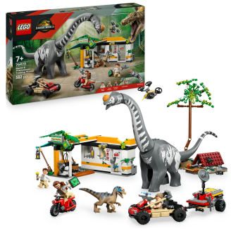 LEGO Jurassic World 76973 Raptorin ja Titanosauruksen jäljillä
