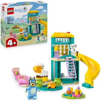 LEGO Bluey 11201 Blueyn ja Katin hupihetket leikkikentällä