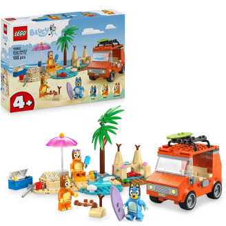 LEGO Bluey 11202 Blueyn perheen autoretki rannalle