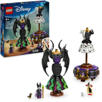 LEGO Disney Classic 43262 Pahattaren ja Cruella De Vilin mekot