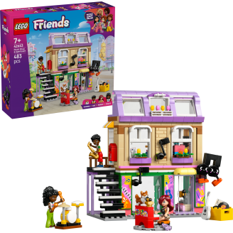 LEGO Friends 42653 Musiikkikauppa ja asunto