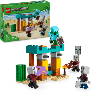 LEGO Minecraft 21267 Pahalaisten aavikkopartio
