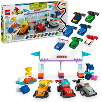 LEGO DUPLO Town 10445 F1®-tiimin kilpa-autot ja kuljettajat