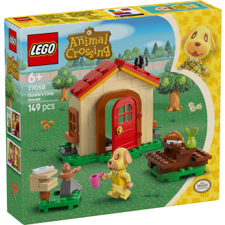 LEGO Animal Crossing 77058 Goldie kodikkaassa talossaan