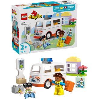 LEGO DUPLO Town 10447 Ambulanssi ja kuljettaja