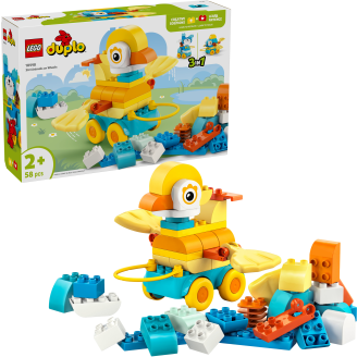 LEGO DUPLO Town 10448 Eläimiä pyörien päällä – 3in1-setti