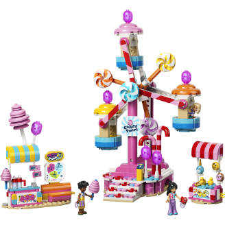 LEGO Friends 42700 Karkkien ja kuppikakkujen koristama maailmanpyörä