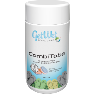 Aktiivihappi GetWet Combitabs Chlorfree 20 g / 800 g