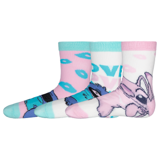 Lasten sukat Lilo & Stitch 3 pr/pkt