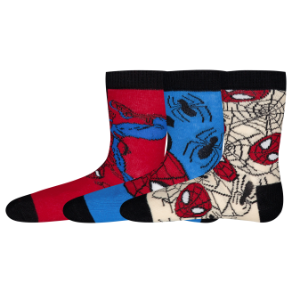 Lasten sukat Spiderman 3 pr/pkt