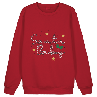 Naisten collegepusero Santa Baby