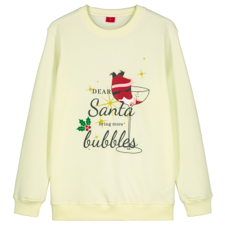 Naisten collegepusero Santa Baby