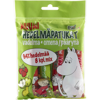 Hedelmäpatukka 8 kpl 120 g Muumi vadelma & omena-päärynä
