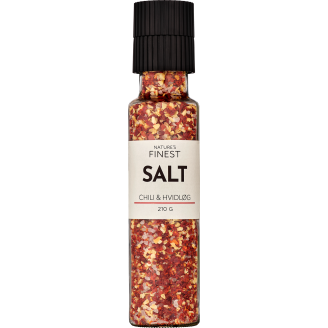 Chili & valkosipuli suola Nature's Finest 210 g mylly