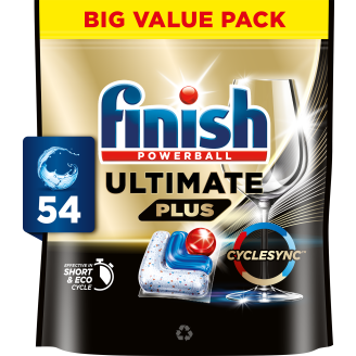 Konetiskitabletti Finish 54 kpl Ultimate Plus