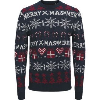 Miesten jouluneule Stock & Hank Urban Xmas Knit Crew Neck