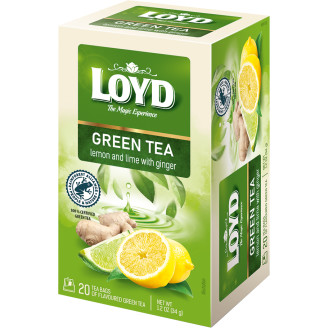 Vihreä tee Loyd 20 kpl Sitruuna-lime-inkivääri