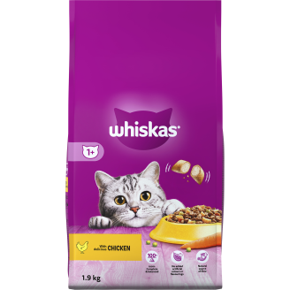Kissanruoka Whiskas 1,9 kg 1+ kanaa