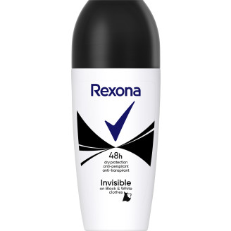 Deo roll-on Rexona 50 ml Invisible Black & White
