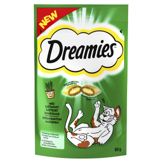 Kissanherkku Dreamies 60 g kissanminttu