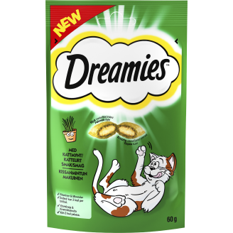 Kissanherkku Dreamies 60 g kissanminttu