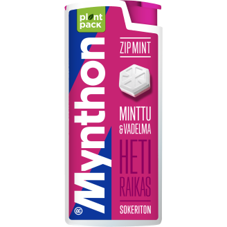 Mynthon 30 g Zip Mint Vadelma 2-layer