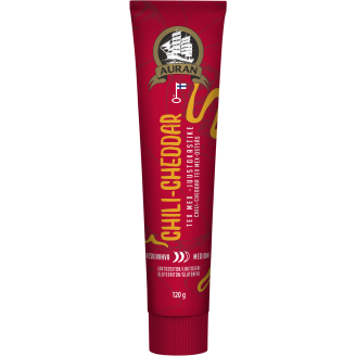 Chili-cheddar juustokastike Auran 120 g