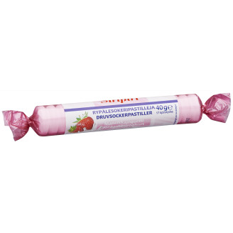 Rypälesokeripastilli 40 g mansikkajogurtti